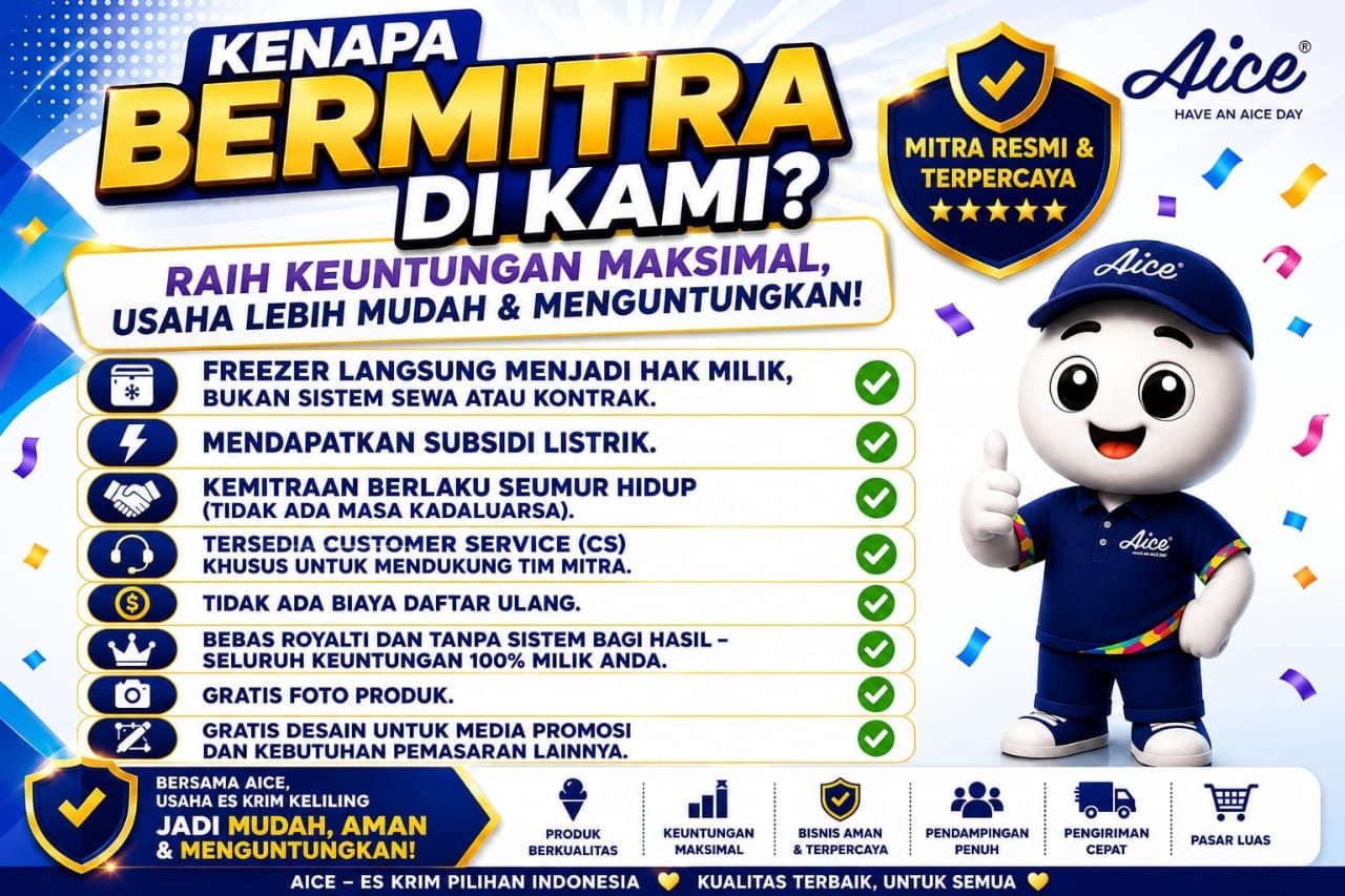 Kenapa Bermitra Di Kami? - Brosur Keunggulan Aice
