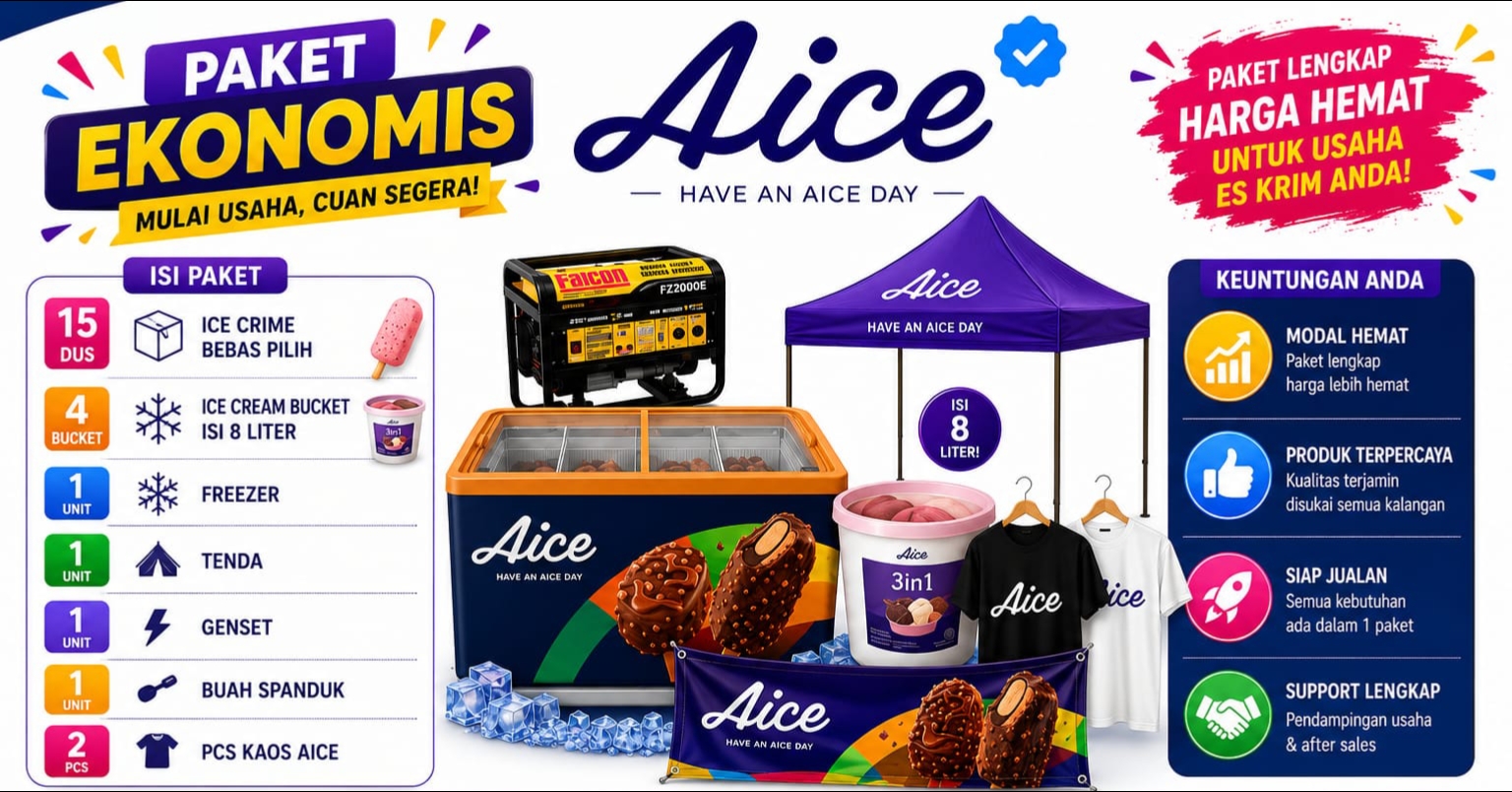 Paket Ekonomis Kemitraan Aice Rp 2.000.000
