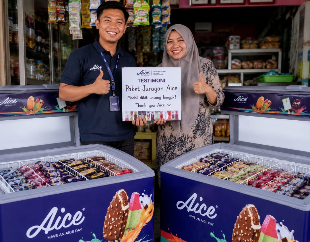 Testimoni Paket Juragan 2 Freezer Aice