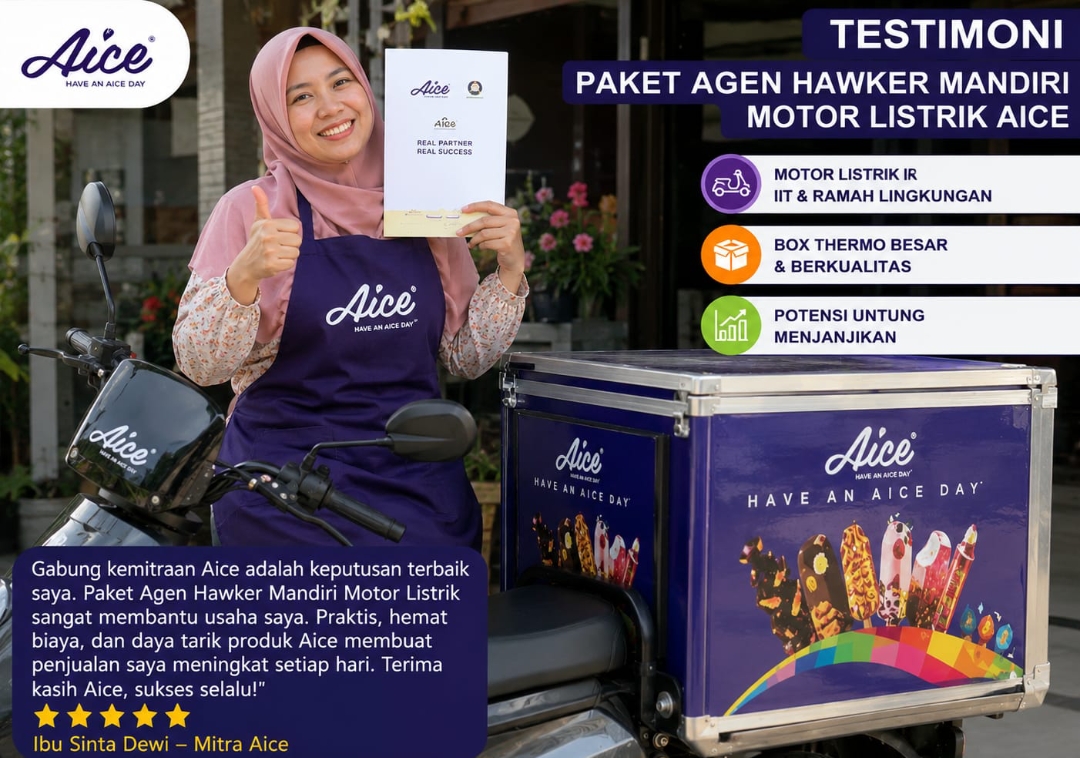 Testimoni Hawker Motor Listrik Aice - Sinta Dewi